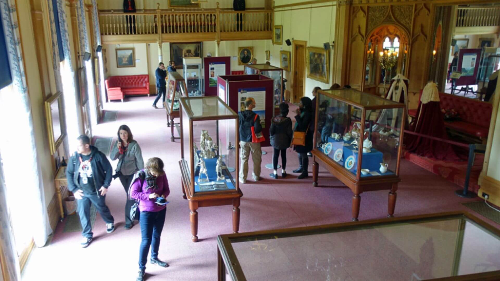 Balmoral Castle interior exhibition visitors royal residence Scotland tour
