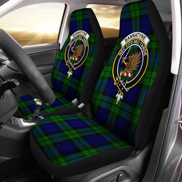 Bannatyne Tartan Car Seat Cover with Family Crest One Size - Tartanvibesclothing