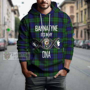 Bannatyne Tartan Hoodie with Family Crest DNA In Me Style Pullover Hoodie - Tartanvibesclothing Shop