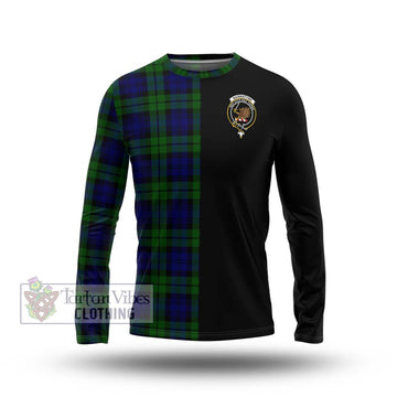 Bannatyne Tartan Long Sleeve T-Shirt with Family Crest and Half Of Me Style Unisex - Tartanvibesclothing Shop