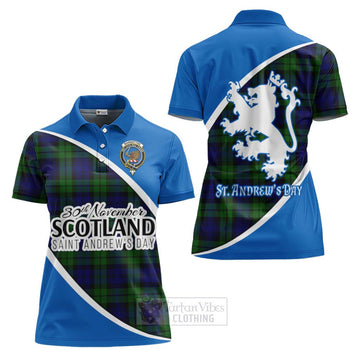 Tartan Vibes Clothing Bannatyne Family Crest Tartan Women's Polo Shirt Celebrate Saint Andrew's Day in Style