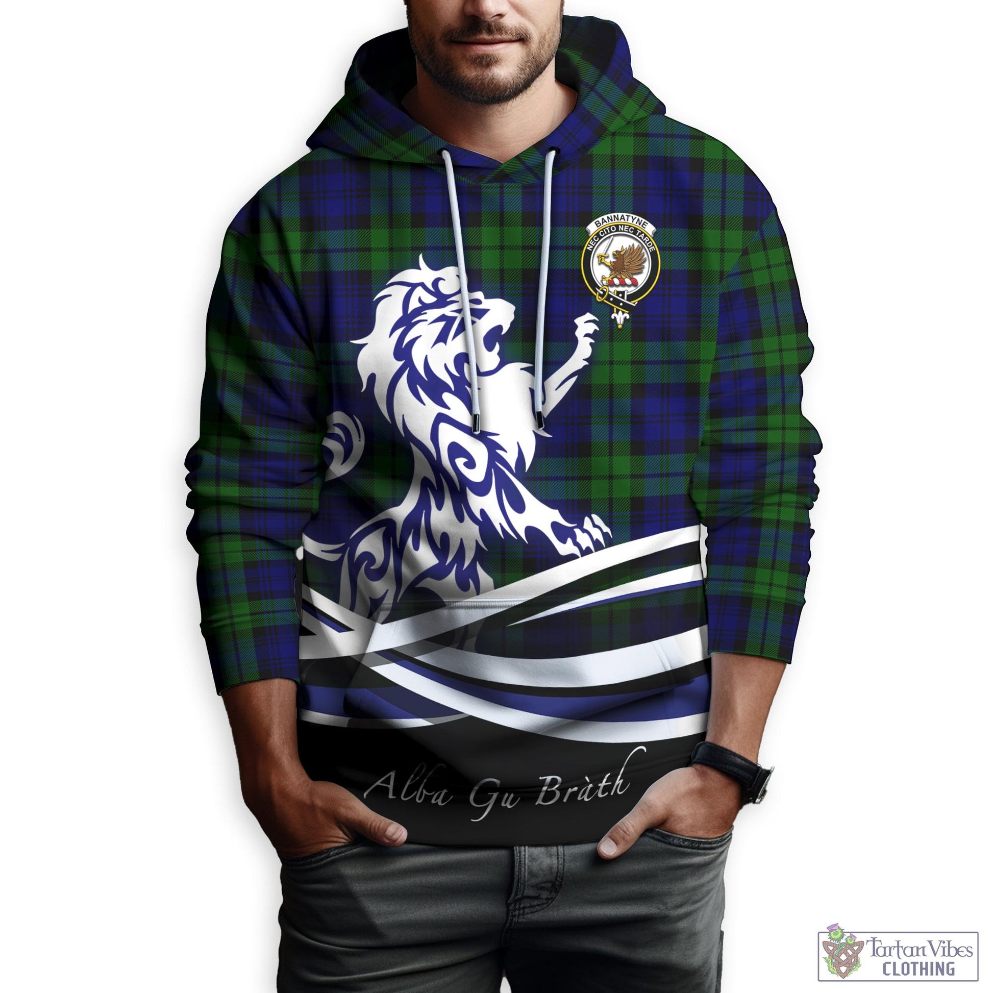 bannatyne-tartan-hoodie-with-alba-gu-brath-regal-lion-emblem
