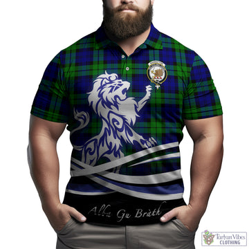 bannatyne-tartan-polo-shirt-with-alba-gu-brath-regal-lion-emblem