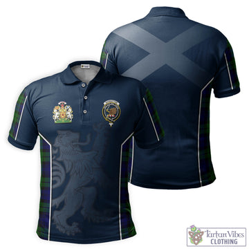Tartan Vibes Clothing Bannatyne Tartan Men's Polo Shirt with Family Crest and Lion Rampant Vibes Sport Style