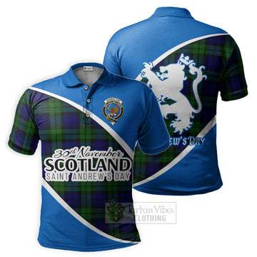 Tartan Vibes Clothing Bannatyne Family Crest Tartan Polo Shirt Celebrate Saint Andrew's Day in Style