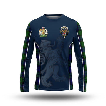 Bannatyne Tartan Long Sleeve T-Shirt with Family Crest and Lion Rampant Vibes Sport Style Unisex - Tartan Vibes Clothing