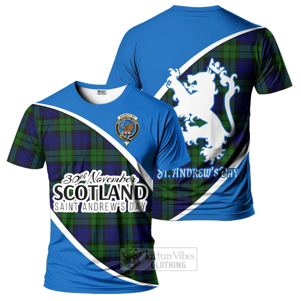 Tartan Vibes Clothing Bannatyne Family Crest Tartan T-Shirt Celebrate Saint Andrew's Day in Style