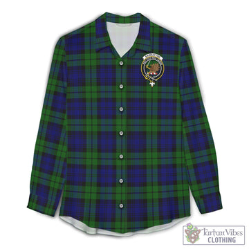 Bannatyne Tartan Women's Casual Shirt with Family Crest Female - Tartan Vibes Clothing