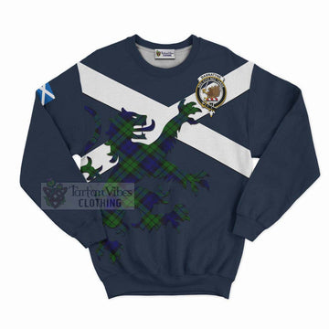 Tartan Vibes Clothing Bannatyne Tartan Lion Rampant Sweatshirt – Proudly Display Your Heritage with Alba Gu Brath and Clan Name