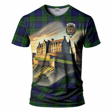 Tartan Vibes Clothing Bannatyne Tartan Family Crest T-Shirt with Scottish Ancient Castle Stype