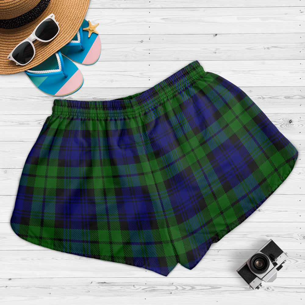 Bannatyne Tartan Womens Shorts with Family Crest - Tartanvibesclothing
