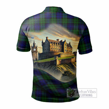 Tartan Vibes Clothing Bannatyne Tartan Family Crest Polo Shirt with Scottish Ancient Castle Stype