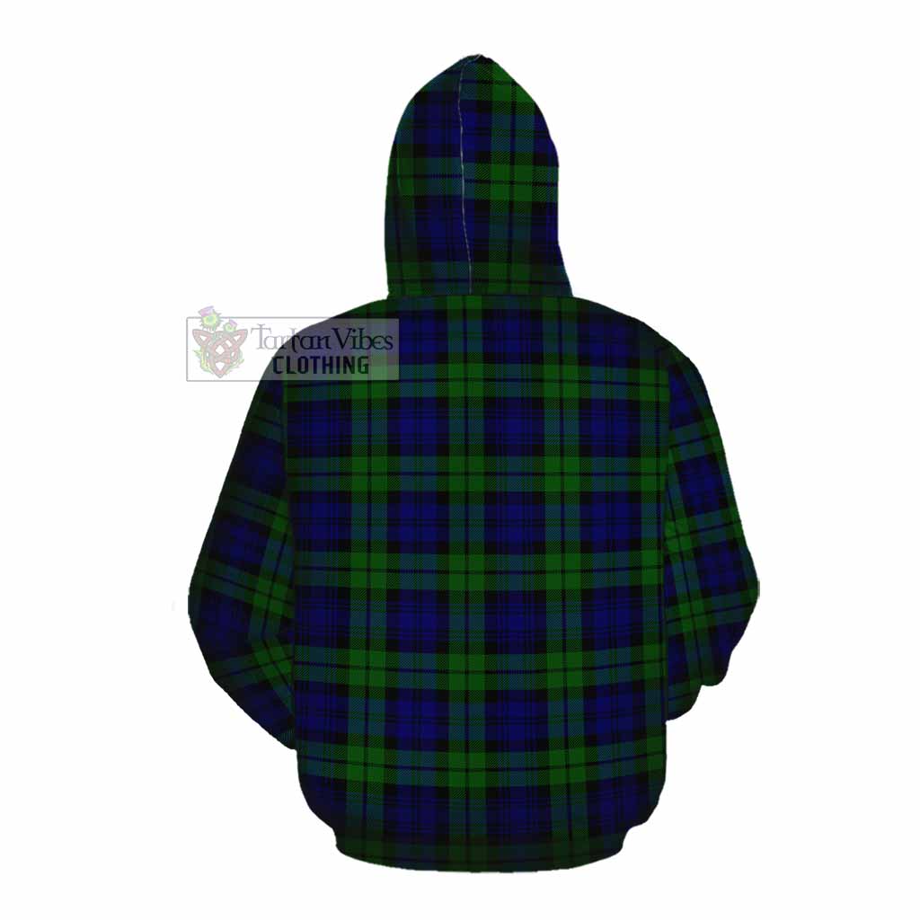 Tartan Vibes Clothing Bannatyne Tartan Cotton Hoodie with Family Crest DNA In Me Style