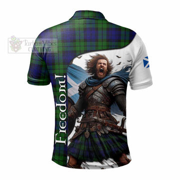 Bannatyne Crest Tartan Polo Shirt Inspired by the Freedom of Scottish Warrior