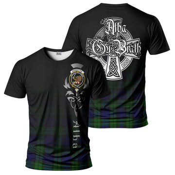Tartan Vibes Clothing Bannatyne Tartan T-Shirt Featuring Alba Gu Brath Family Crest Celtic Inspired
