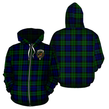 Bannatyne Tartan Hoodie with Family Crest - Tartanvibesclothing