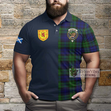 Tartan Vibes Clothing Bannatyne Tartan Polo Shirt with Scottish Lion Royal Arm Half Style