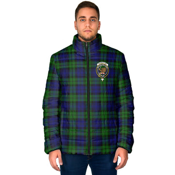 Bannatyne Tartan Padded Jacket with Family Crest - Tartan Vibes Clothing