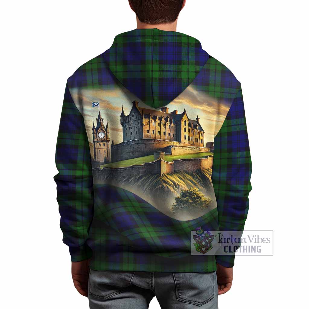 Tartan Vibes Clothing Bannatyne Tartan Family Crest Hoodie with Scottish Ancient Castle Style
