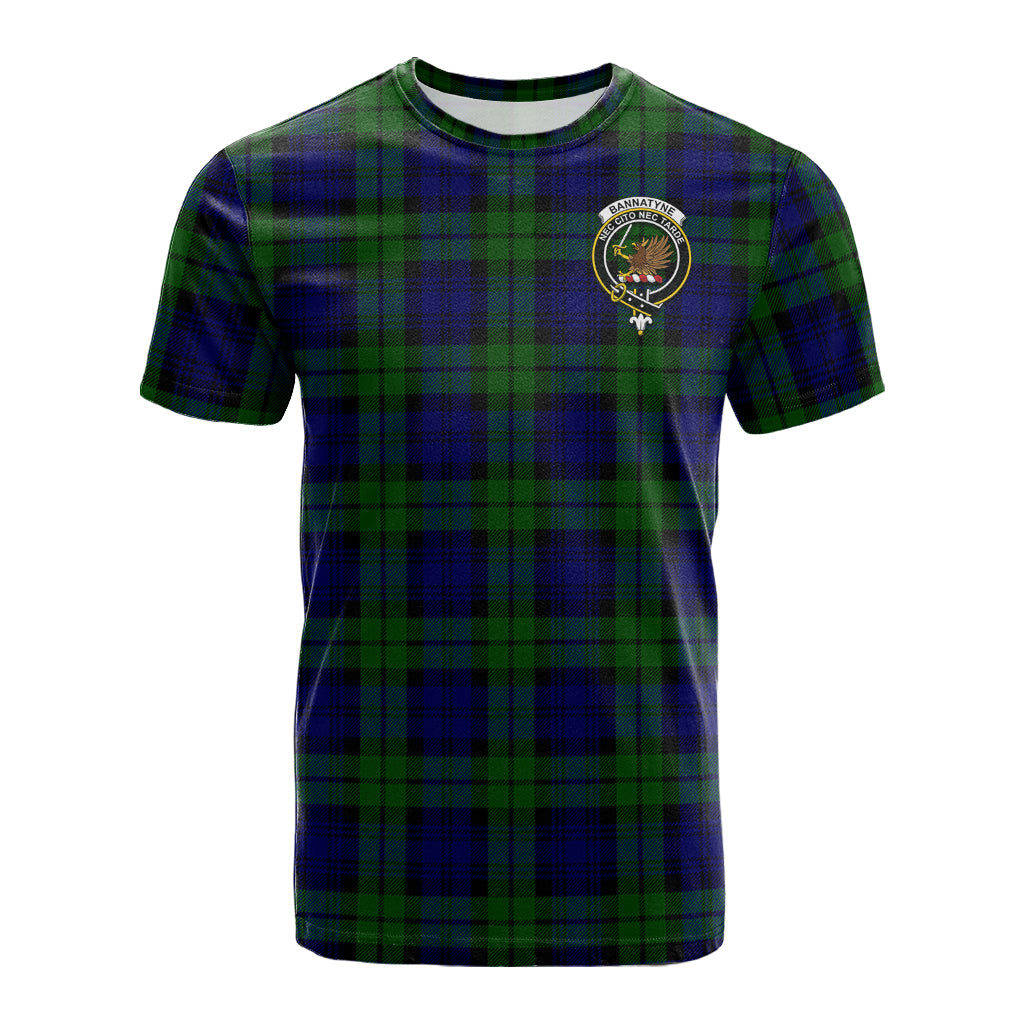 Bannatyne Tartan T-Shirt with Family Crest - Tartan Vibes Clothing