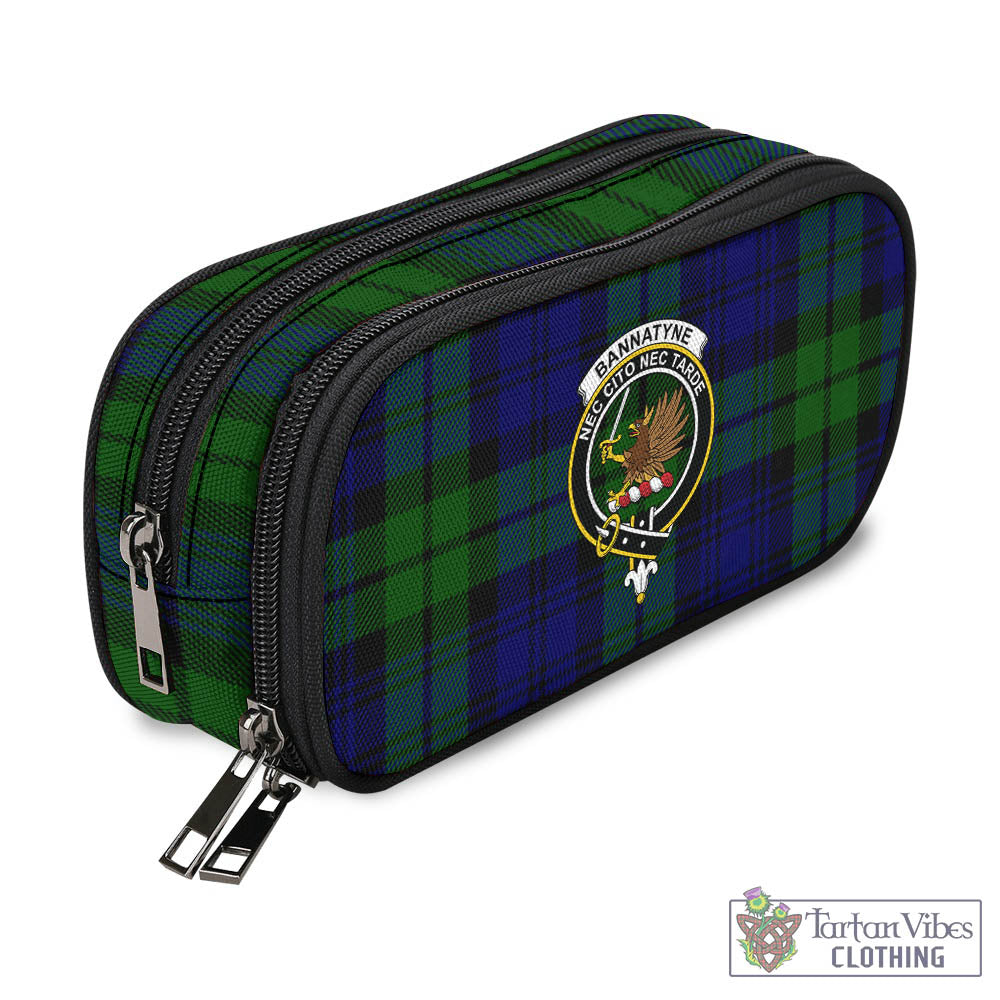 Tartan Vibes Clothing Bannatyne Tartan Pen and Pencil Case with Family Crest