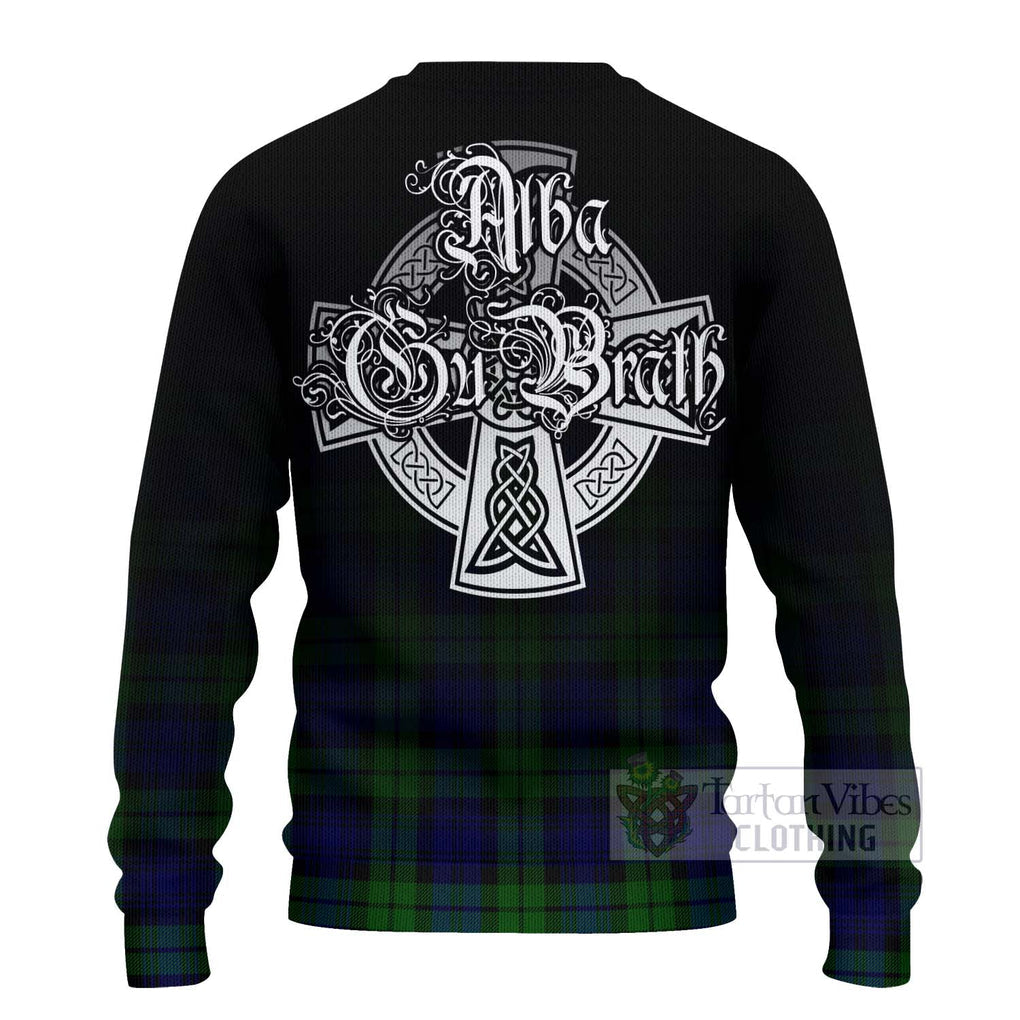 Tartan Vibes Clothing Bannatyne Tartan Knitted Sweater Featuring Alba Gu Brath Family Crest Celtic Inspired