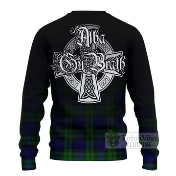 Tartan Vibes Clothing Bannatyne Tartan Knitted Sweater Featuring Alba Gu Brath Family Crest Celtic Inspired