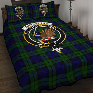 Bannatyne Tartan Quilt Bed Set with Family Crest - Tartan Vibes Clothing