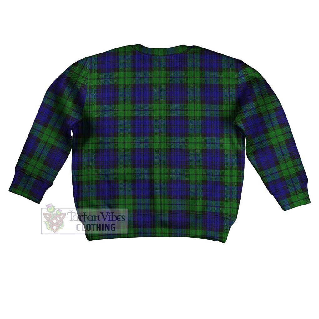 Tartan Vibes Clothing Bannatyne Tartan Kid Ugly Sweater with Family Crest