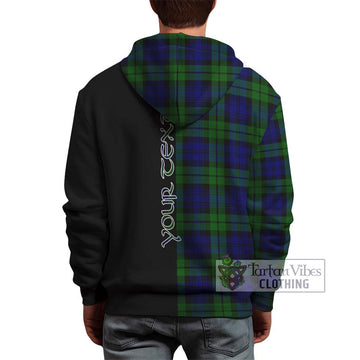 Bannatyne Tartan Hoodie with Family Crest and Half Of Me Style - Tartanvibesclothing Shop