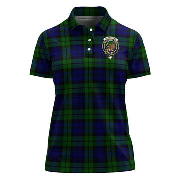 Bannatyne Tartan Polo Shirt with Family Crest For Women - Tartan Vibes Clothing