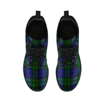 Bannatyne Tartan Leather Boots