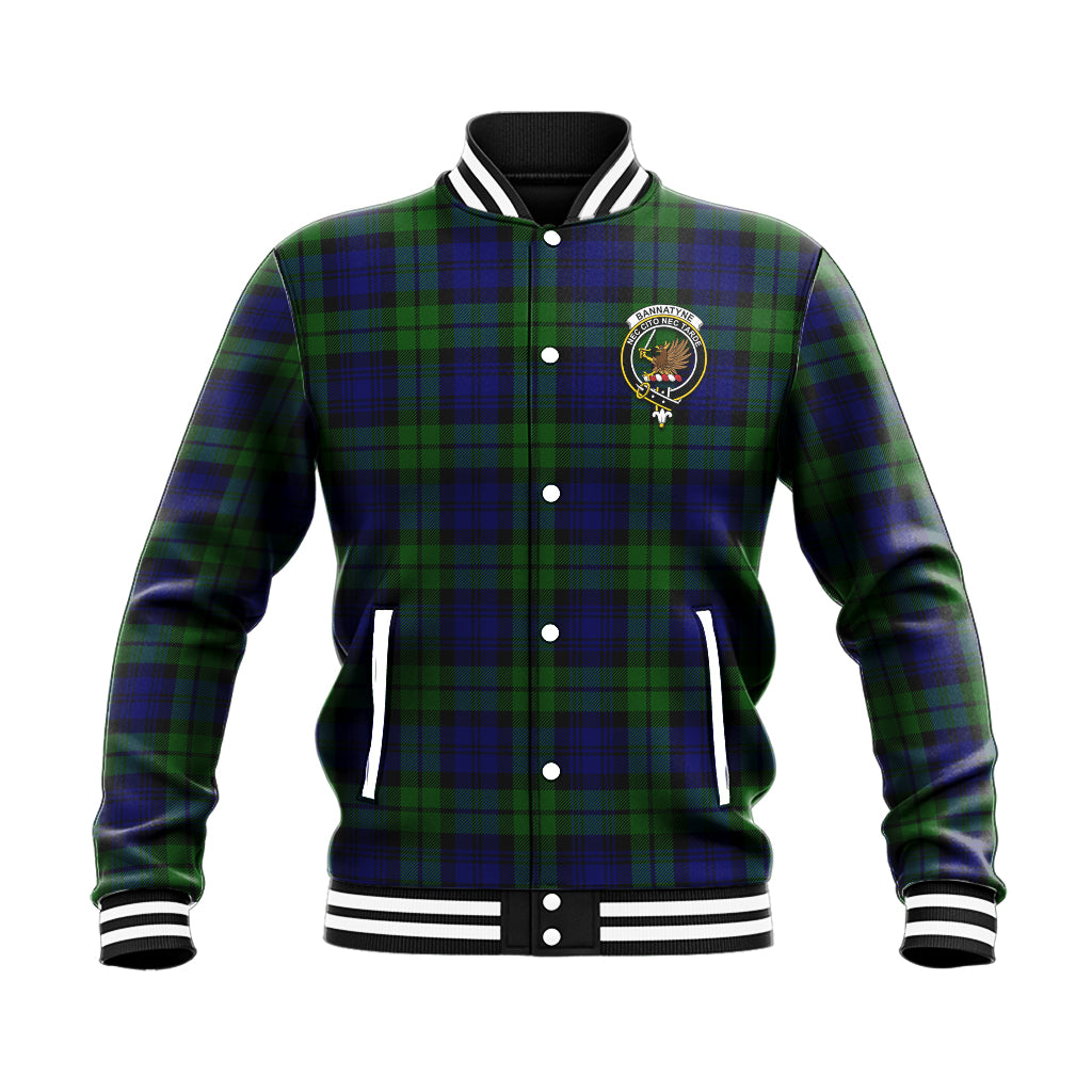 Bannatyne Tartan Baseball Jacket with Family Crest - Tartan Vibes Clothing