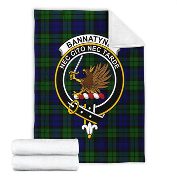 Bannatyne Tartan Blanket with Family Crest - Tartan Vibes Clothing