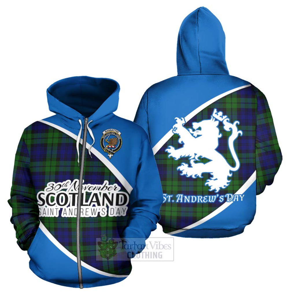 Tartan Vibes Clothing Bannatyne Family Crest Tartan Hoodie Celebrate Saint Andrew's Day in Style