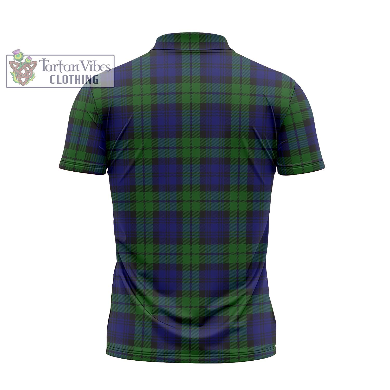 Tartan Vibes Clothing Bannatyne Tartan Zipper Polo Shirt with Family Crest