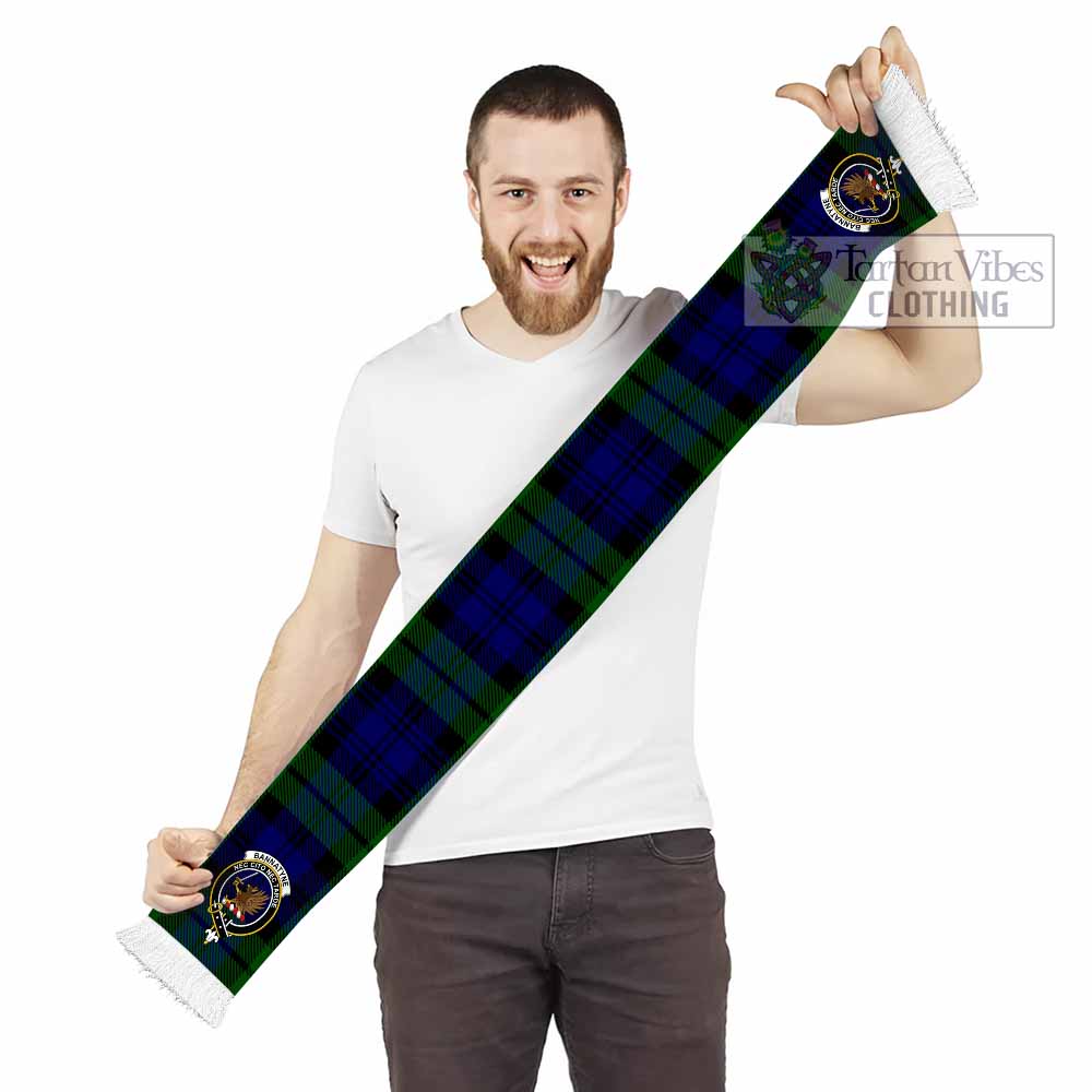 Tartan Vibes Clothing Bannatyne Tartan Ruffneck Scarf with Family Crest