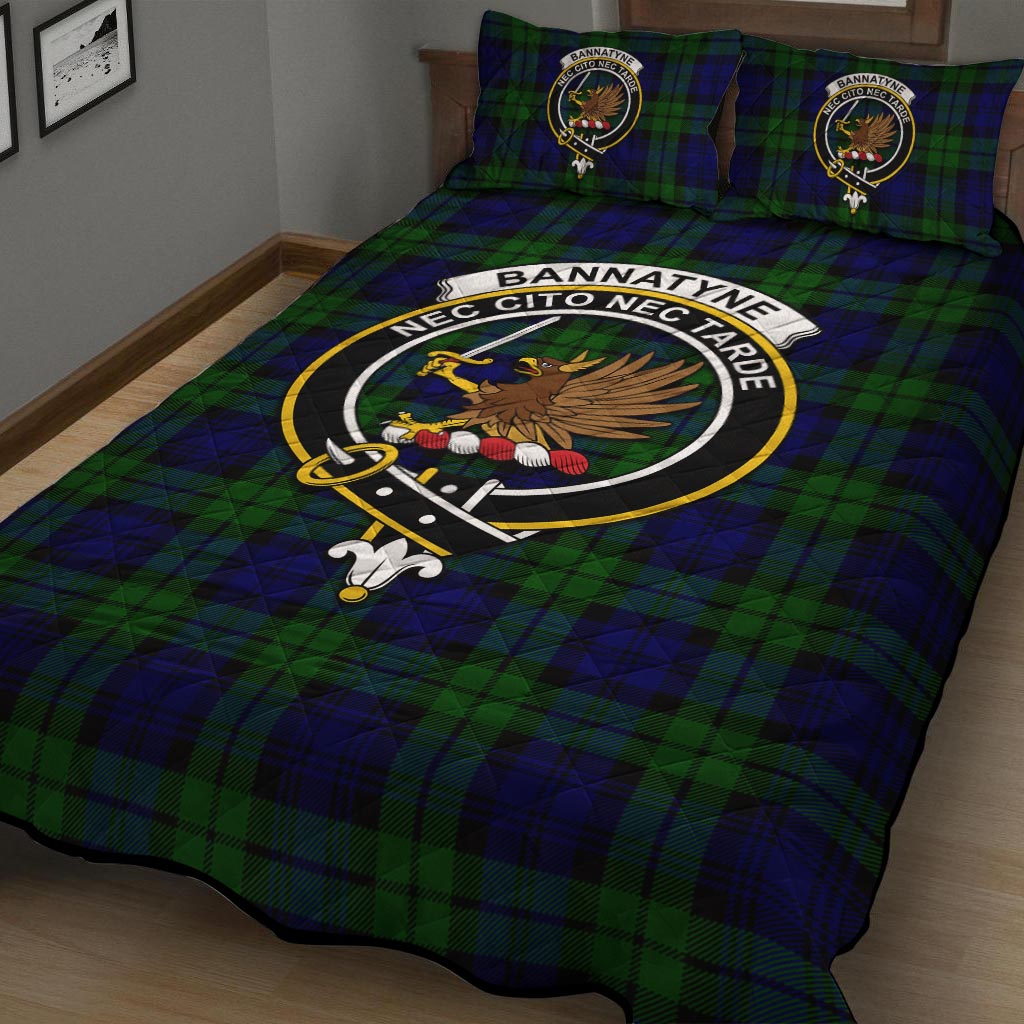 Bannatyne Tartan Quilt Bed Set with Family Crest - Tartan Vibes Clothing