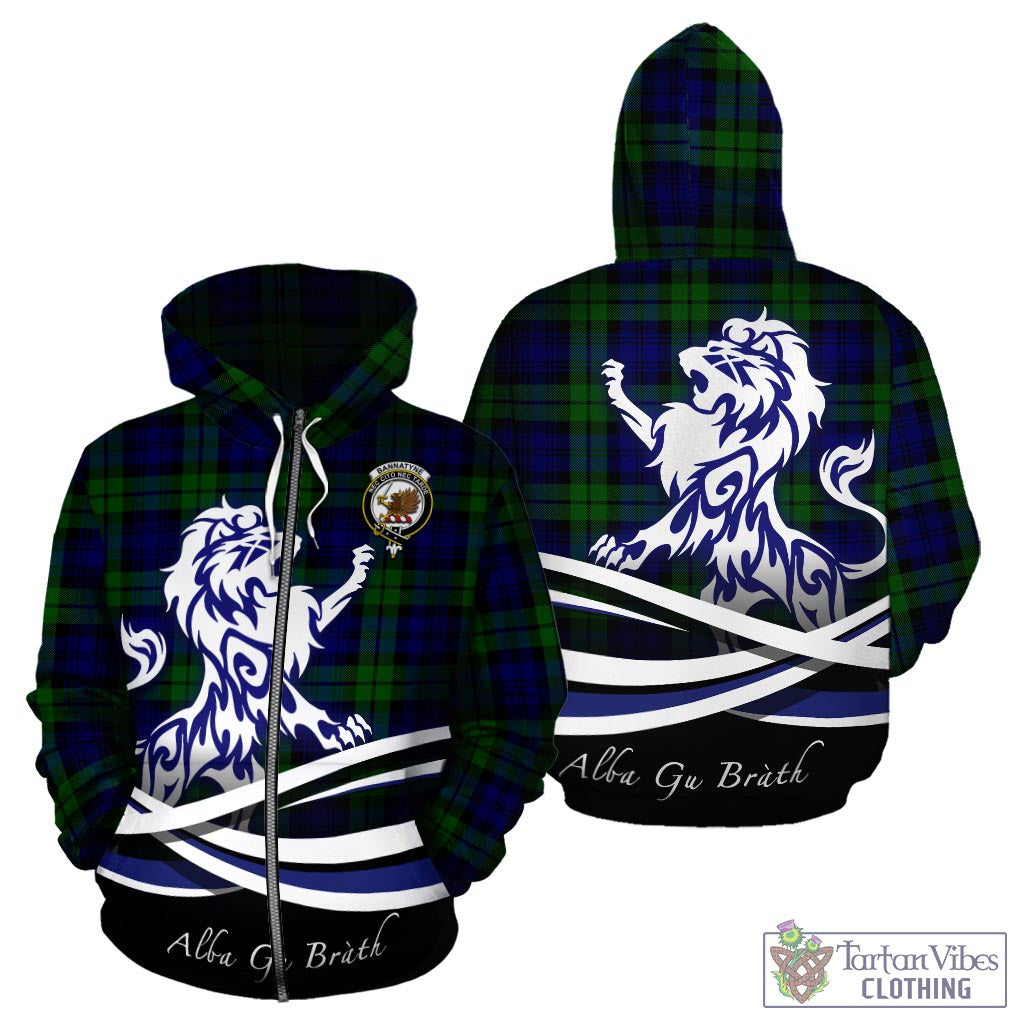 bannatyne-tartan-hoodie-with-alba-gu-brath-regal-lion-emblem