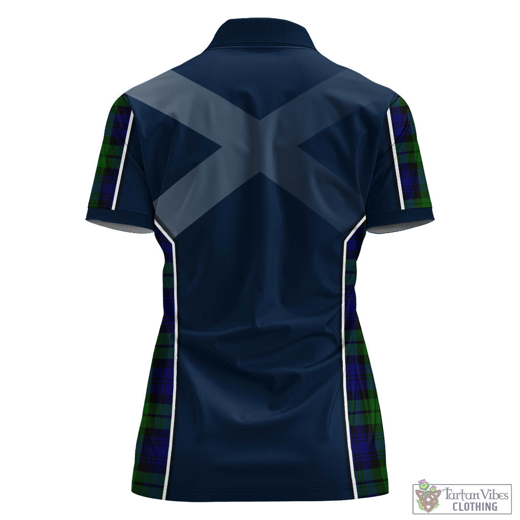 Tartan Vibes Clothing Bannatyne Tartan Women's Polo Shirt with Family Crest and Lion Rampant Vibes Sport Style