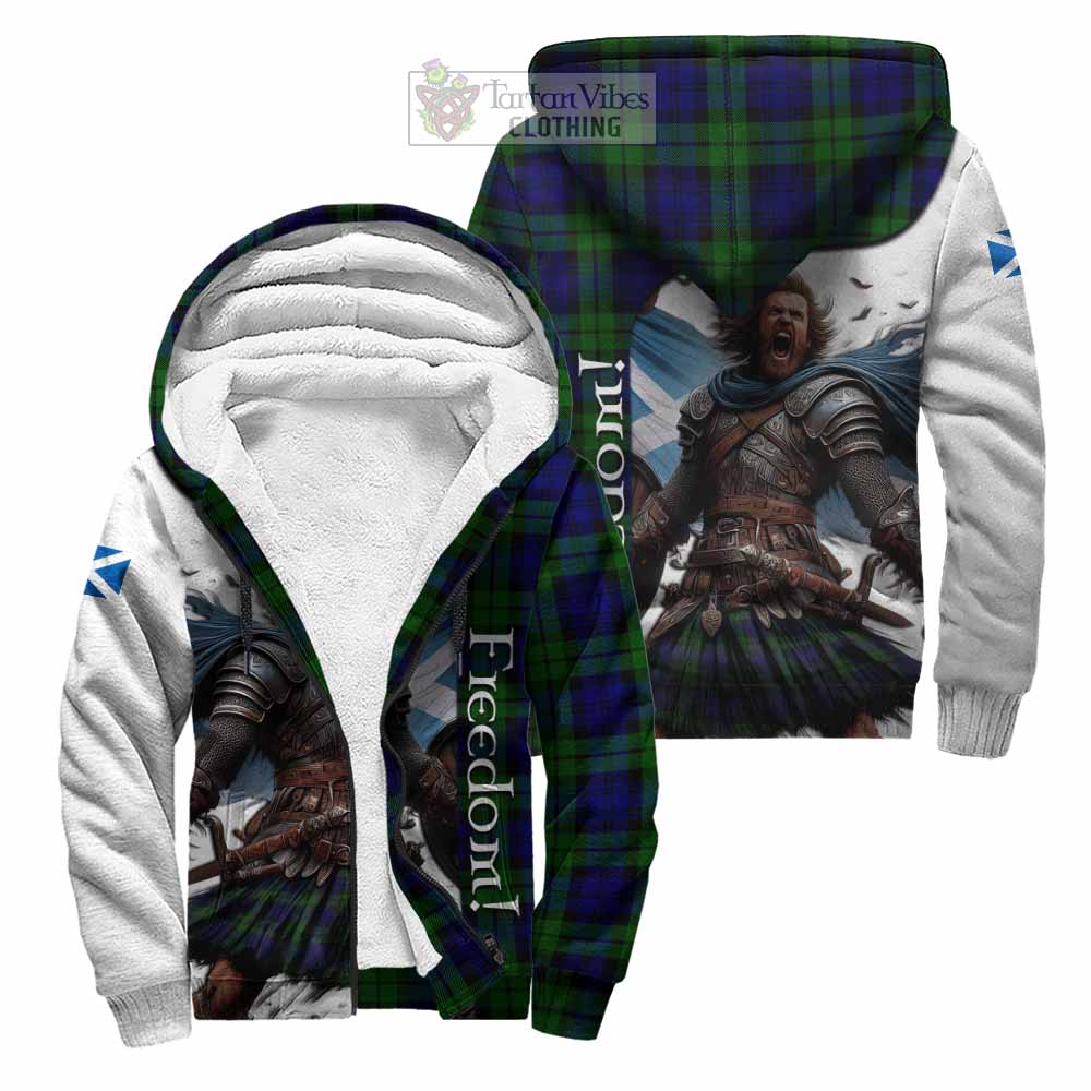 Tartan Vibes Clothing Bannatyne Crest Tartan Sherpa Hoodie Inspired by the Freedom of Scottish Warrior
