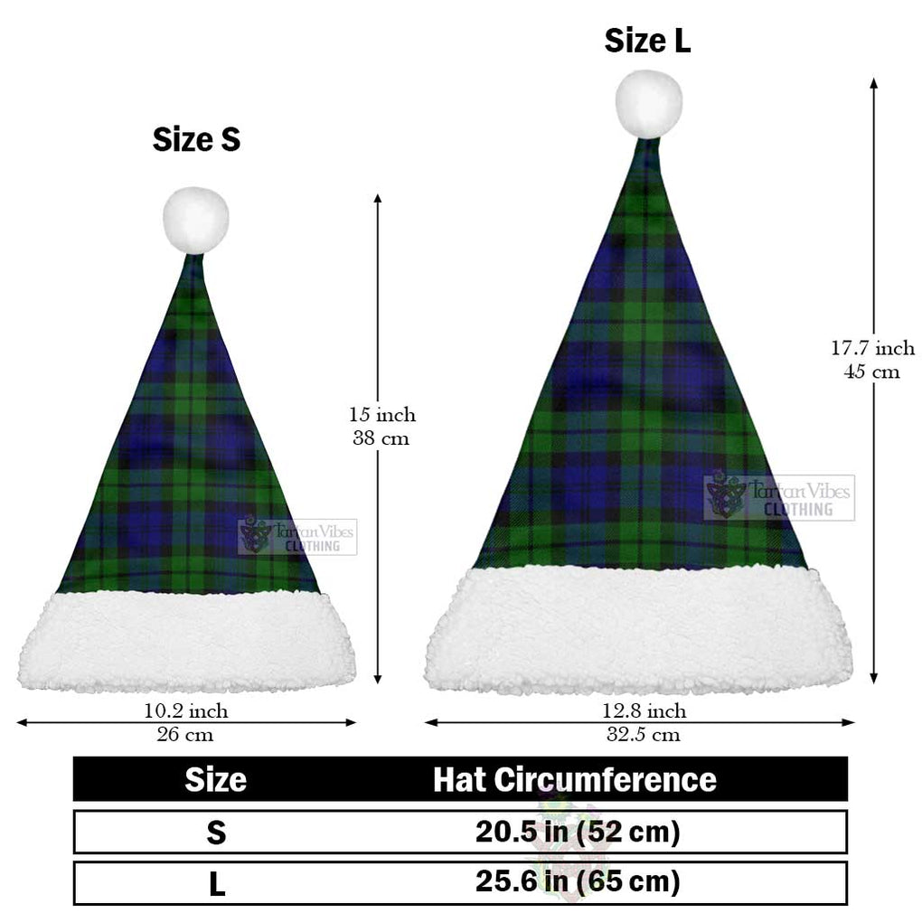 Tartan Vibes Clothing Bannatyne Tartan Christmas Santa Hats