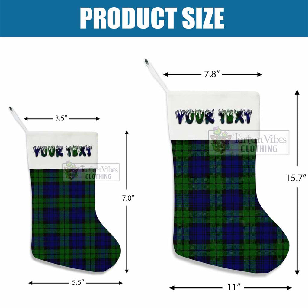 Tartan Vibes Clothing Bannatyne Tartan Christmas Stocking with Personalized Text