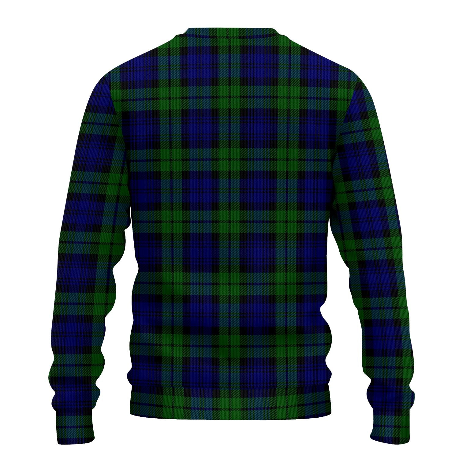 Bannatyne Tartan Knitted Sweater with Family Crest - Tartanvibesclothing