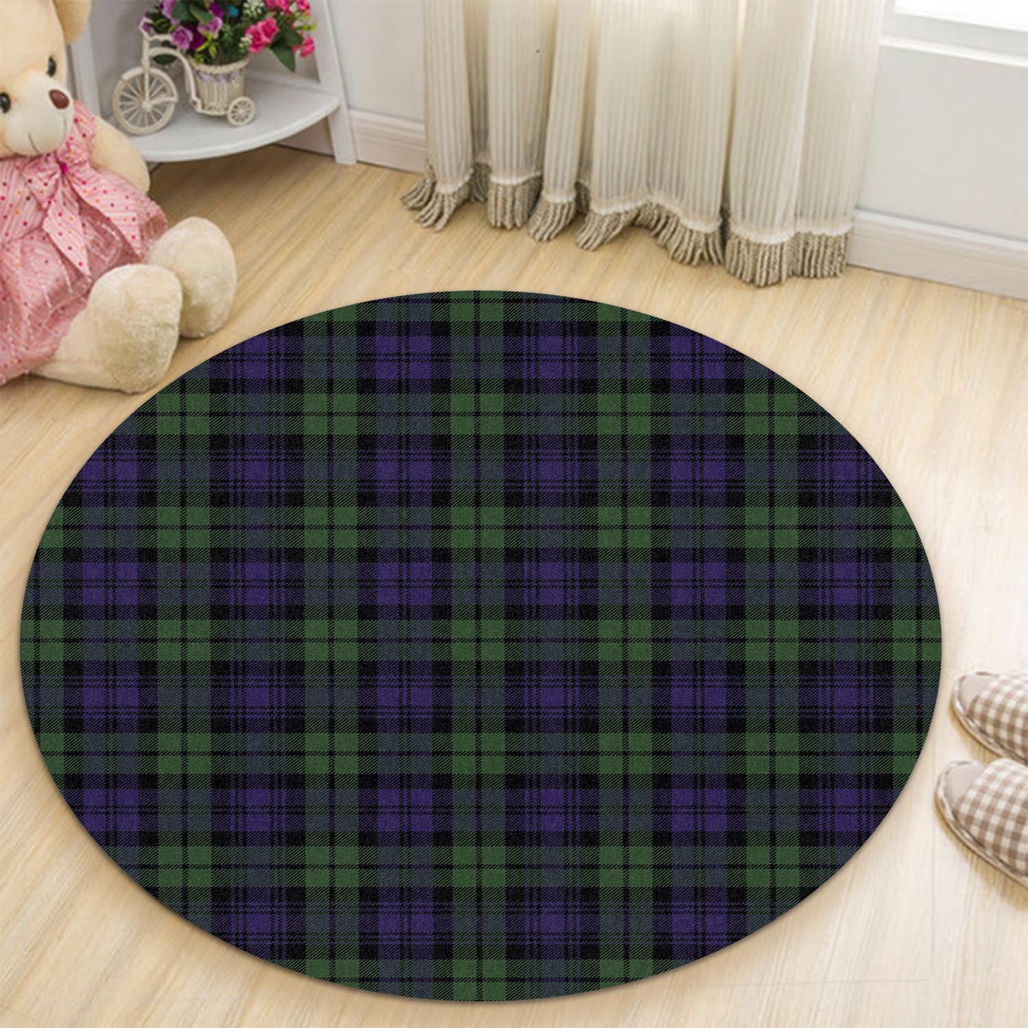 Bannatyne Tartan Round Rug - Tartanvibesclothing
