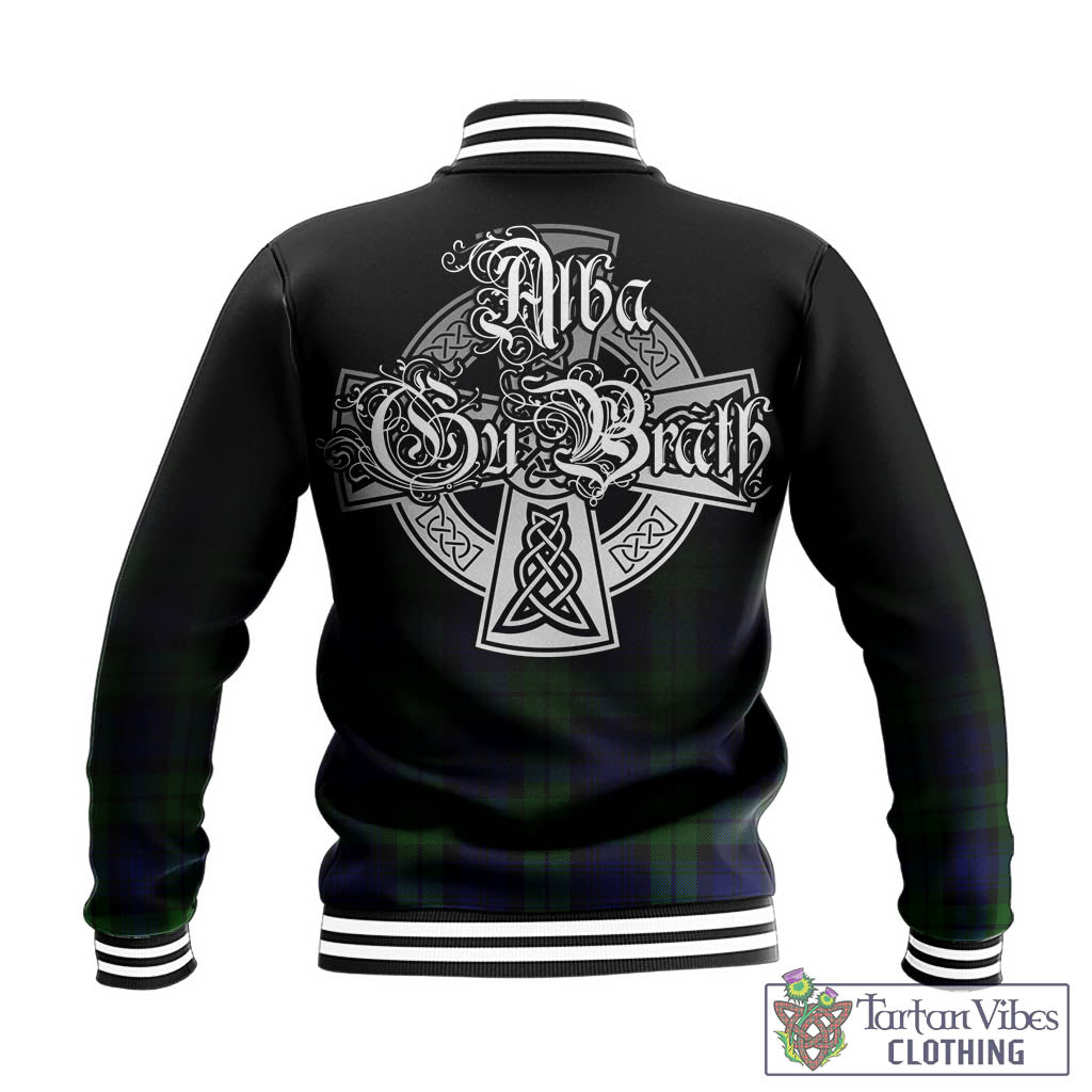 Tartan Vibes Clothing Bannatyne Tartan Baseball Jacket Featuring Alba Gu Brath Family Crest Celtic Inspired