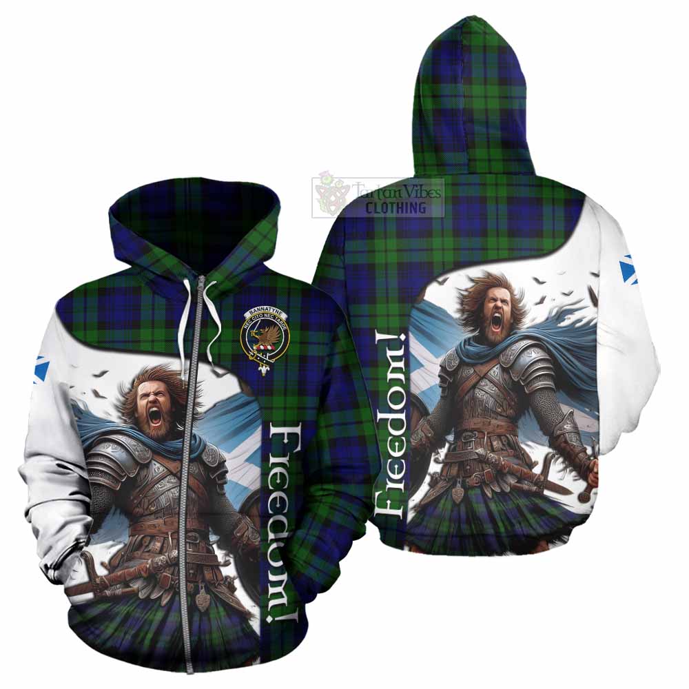 Tartan Vibes Clothing Bannatyne Crest Tartan Hoodie Inspired by the Freedom of Scottish Warrior