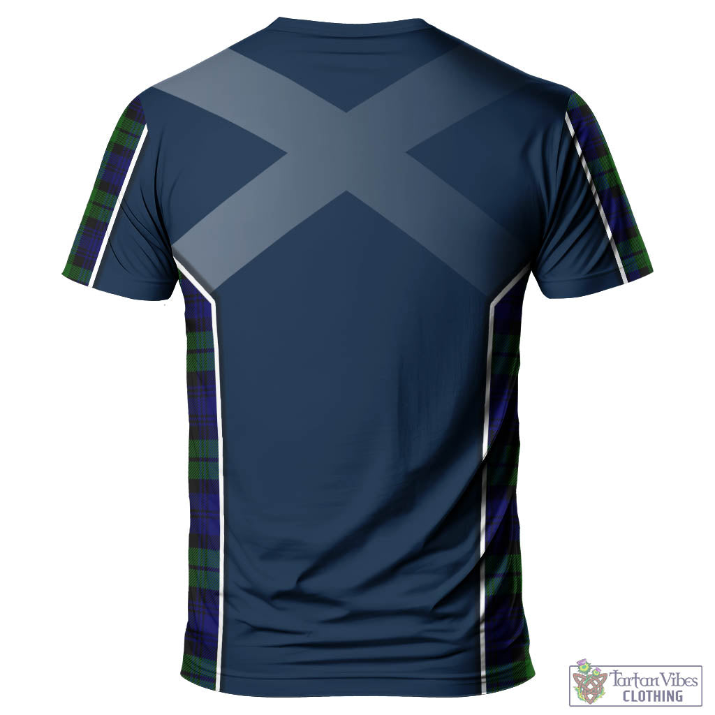 Tartan Vibes Clothing Bannatyne Tartan T-Shirt with Family Crest and Scottish Thistle Vibes Sport Style