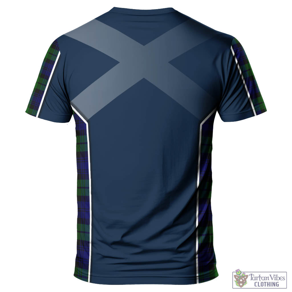 Tartan Vibes Clothing Bannatyne Tartan T-Shirt with Family Crest and Lion Rampant Vibes Sport Style