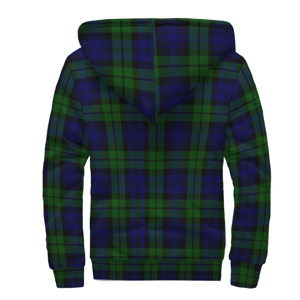 Bannatyne Tartan Sherpa Hoodie with Family Crest - Tartanvibesclothing
